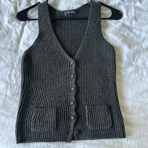 Brandy Melville Gray Knit Vest